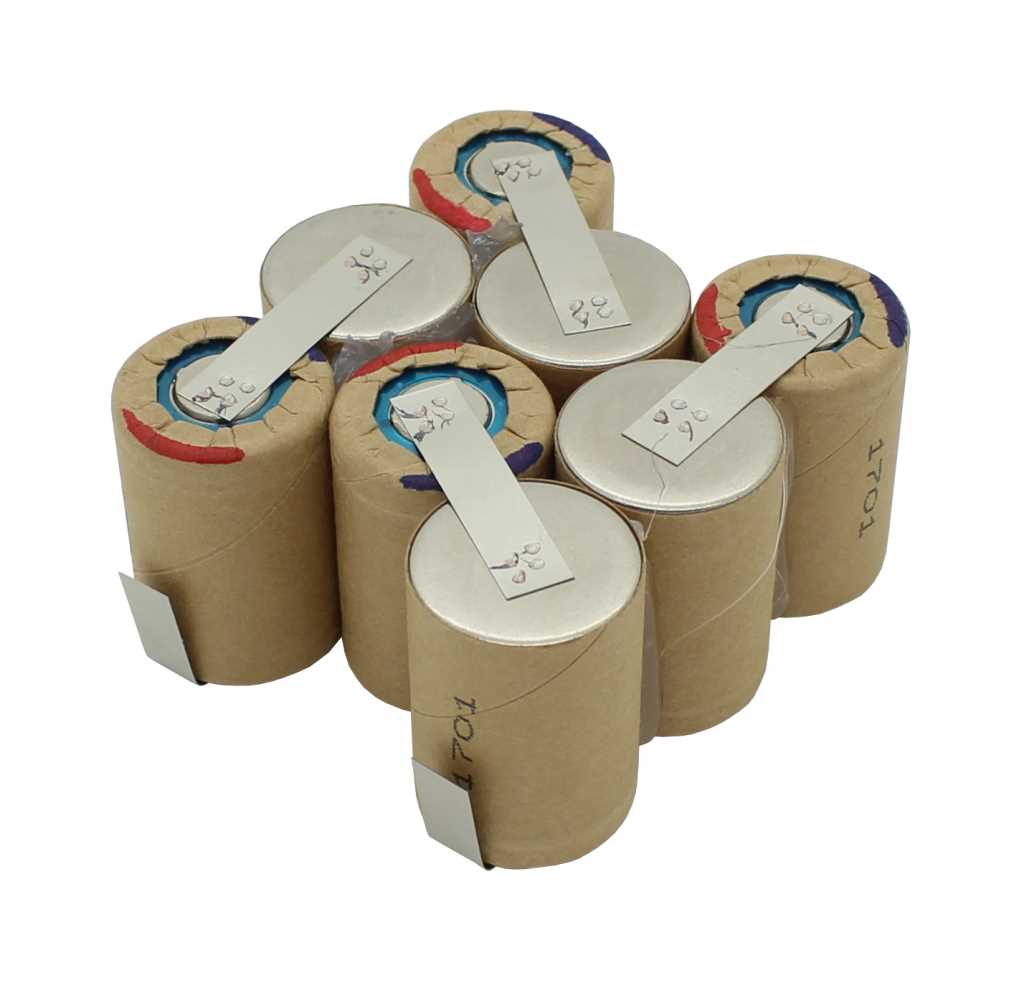 Einsatz für Werkzeugakku NiMH 9,6V 2,0Ah zum Selbstumbau passend für Würth Master 0700980213
