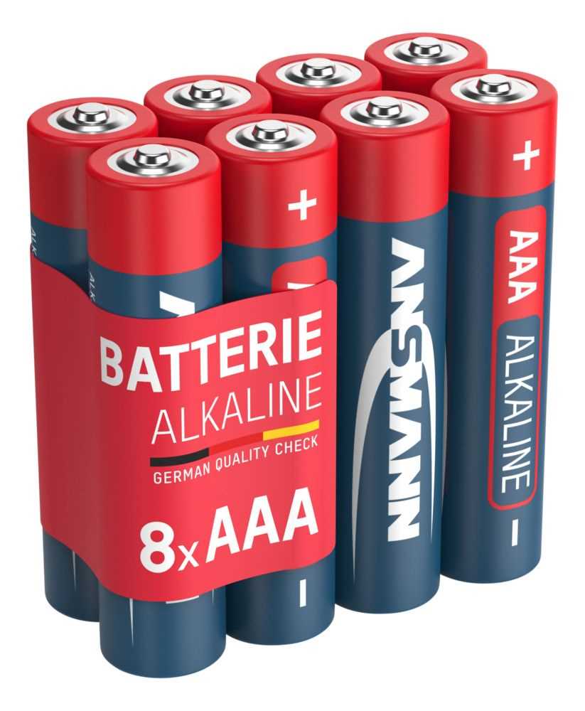 Ansmann Red AAA Micro LR03 Alkaline Batterien - 8ter Verpackung Ansmann Red AAA Micro LR03 Alkaline Batterien - 8ter Verpackung