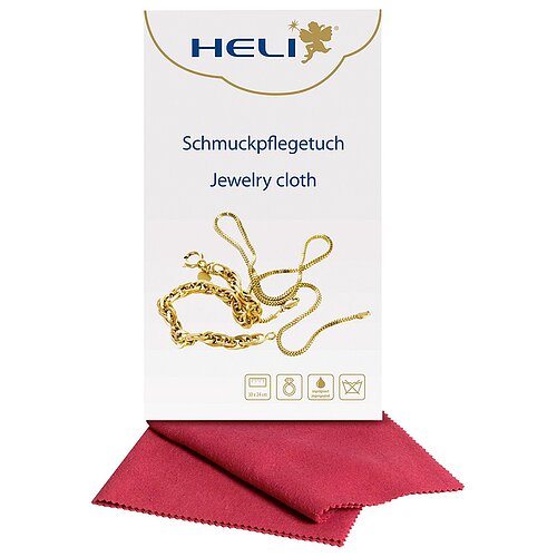 Heli - Pflegetuch für Goldschmuck & Uhren Mikrofaser 30 x 24 cm - 12 Verpackungen Heli - Pflegetuch für Goldschmuck & Uhren Mikrofaser 30 x 24 cm - 12 Verpackungen