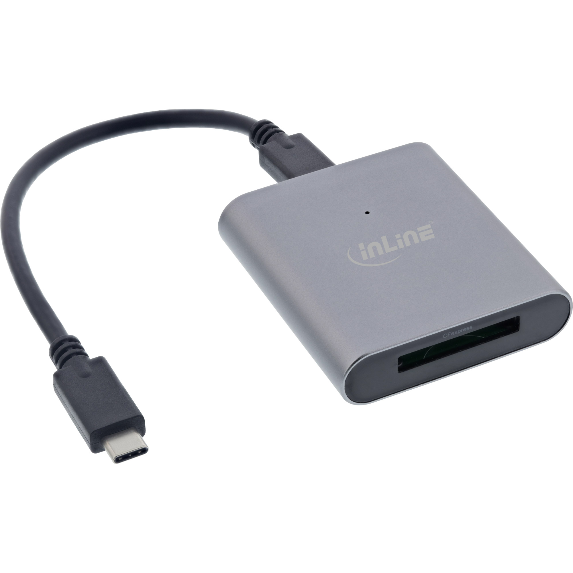 Inline® Card Reader USB 3.2 Gen.2 USB-C oder USB-A, für CFexpress Typ-B Karten Inline® Card Reader USB 3.2 Gen.2 USB-C oder USB-A, für CFexpress Typ-B Karten
