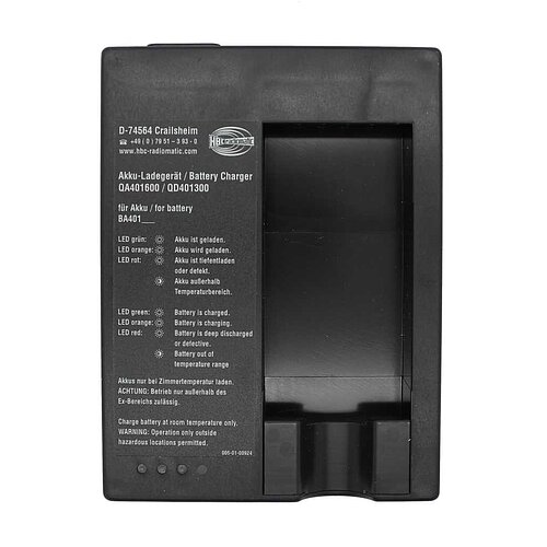 Original-Ladegerät HBC QD401300 passend für HBC BA401030 Original-Ladegerät HBC QD401300 passend für HBC BA401030