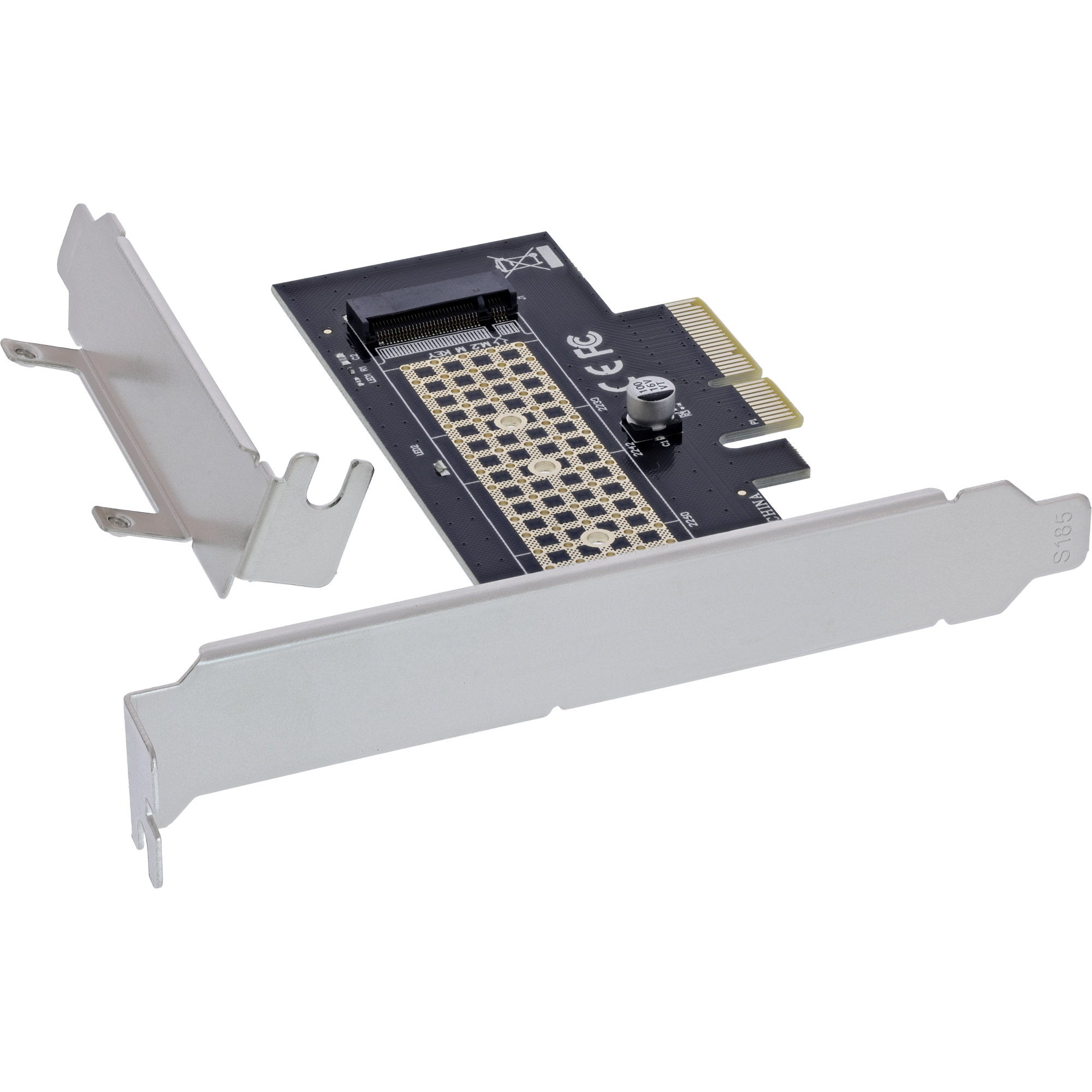 InLine® PCIe Karte zu 1x intern NVMe M.2 Key M, PCIe x4 InLine® PCIe Karte zu 1x intern NVMe M.2 Key M, PCIe x4