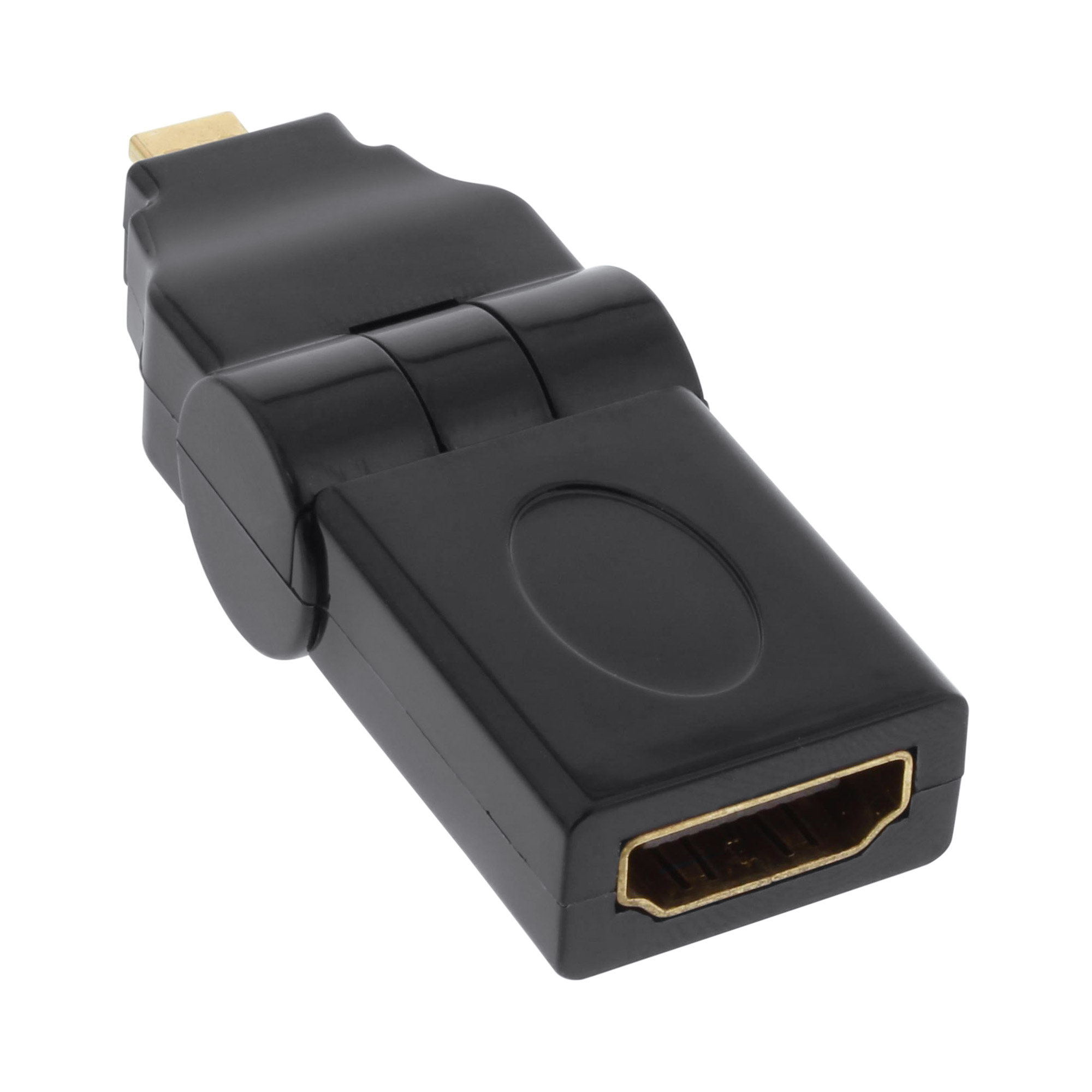Inline® HDMI Adapter, HDMI A Buchse auf Micro HDMI D Stecker, flexibel, 4K2K Inline® HDMI Adapter, HDMI A Buchse auf Micro HDMI D Stecker, flexibel, 4K2K