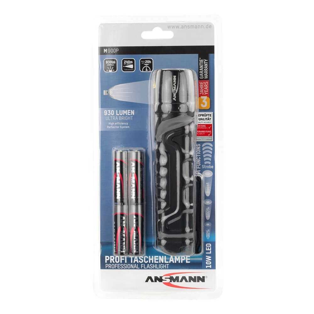 Ansmann LED-Taschenlampe M900P 1600-0162