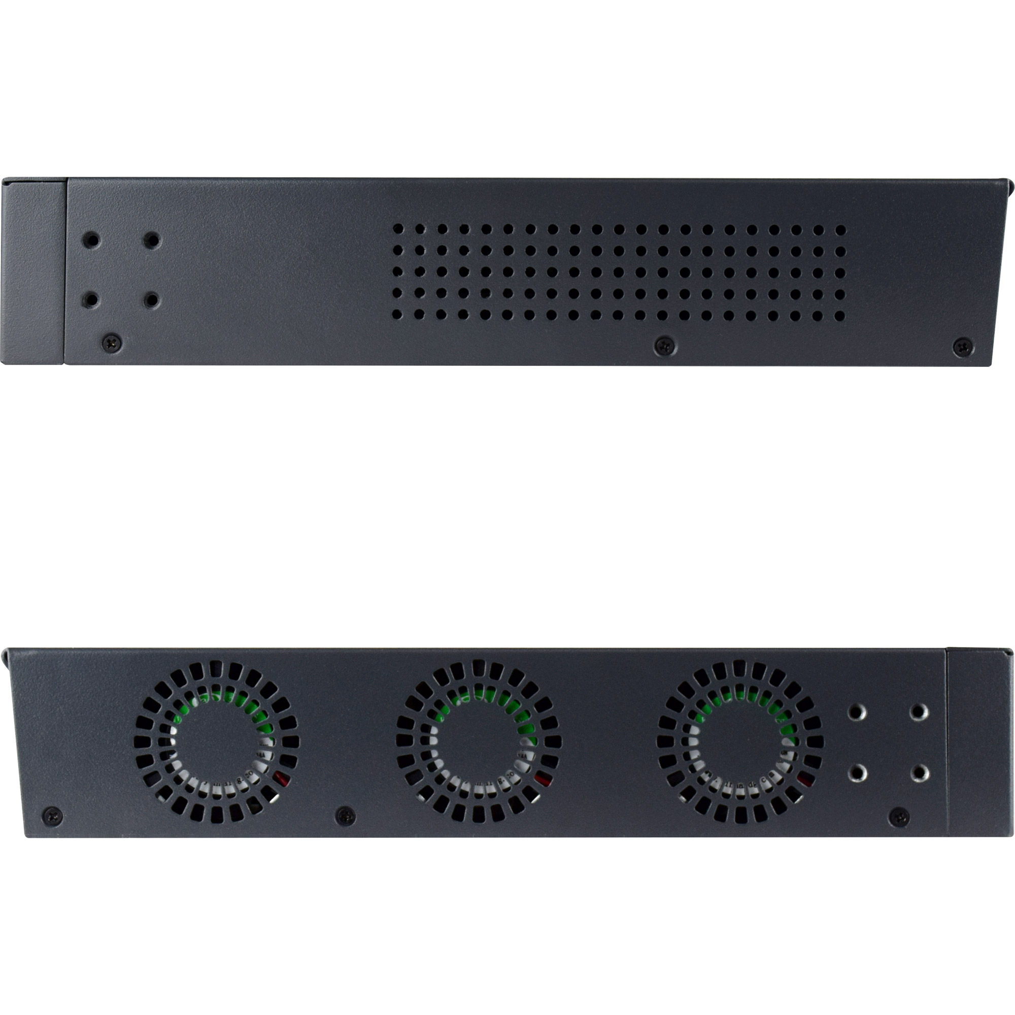 Inline® PoE+ Gigabit Netzwerk Switch 24 Port, 1Gb/s, 2xSFP,19"1HE (inkl. Winkel)