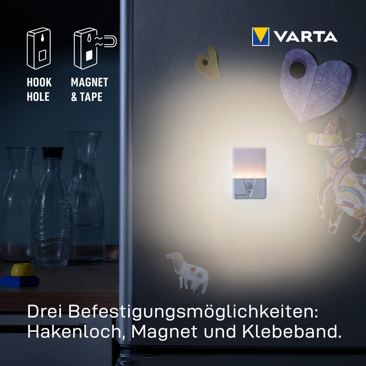 Varta Nachtlicht Motion Sensor 16624 Twin Pack - exkl. Batterien