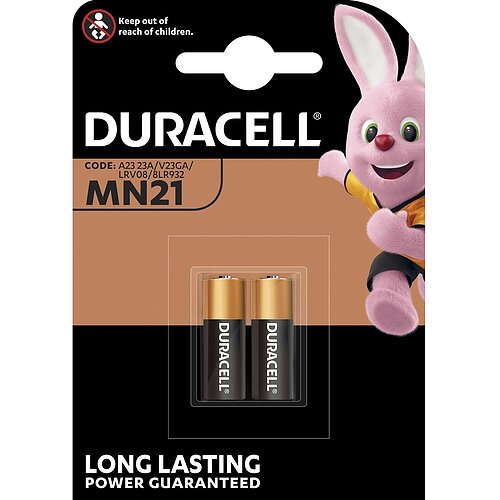 2x Duracell MN21 LRV08 LR23A Alkaline 12V Batterie