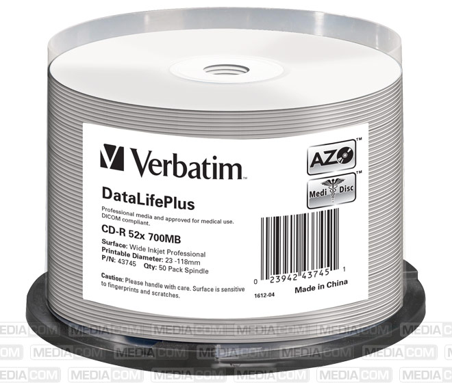 CD-R 80min/700MB/52x Cakebox (50 Disc)