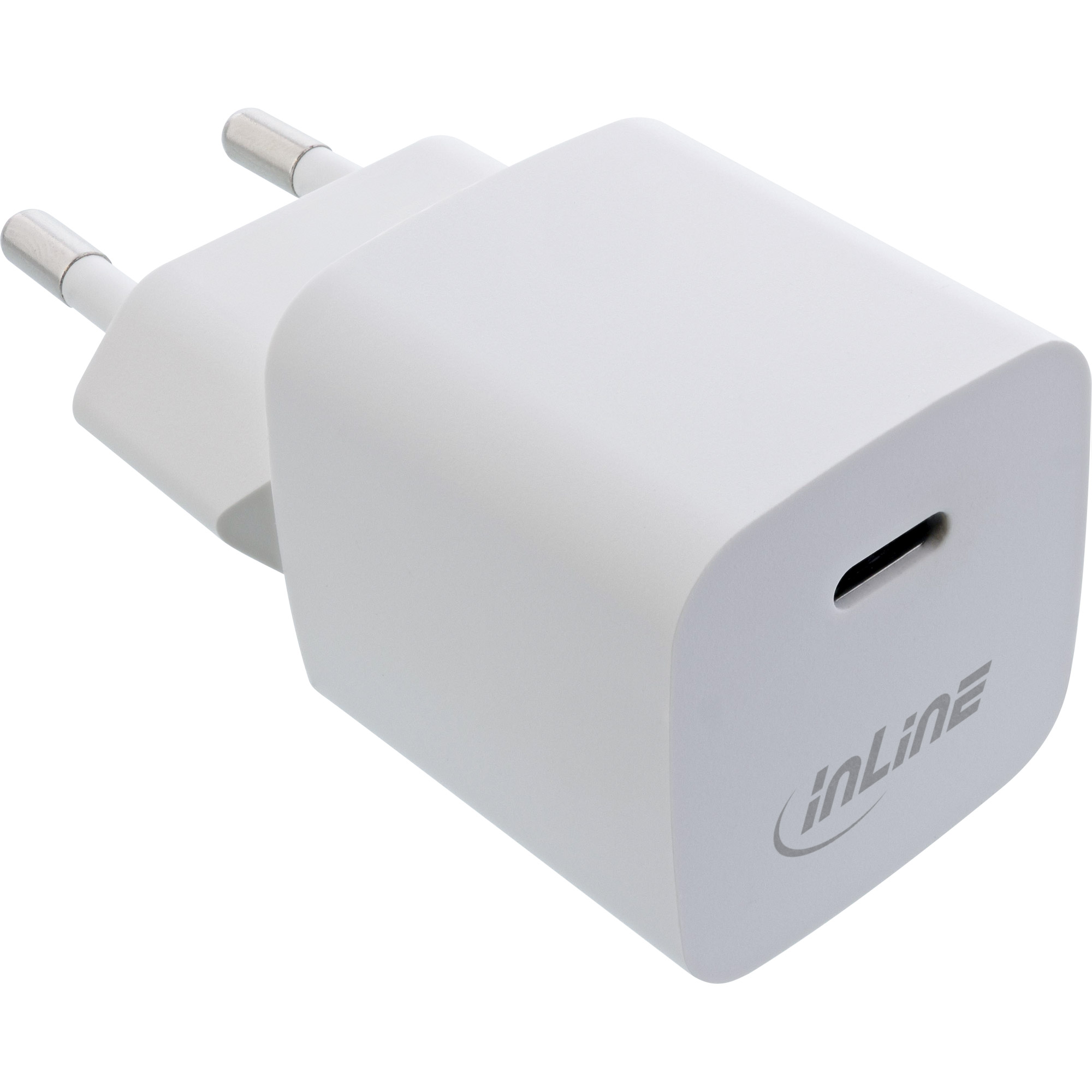 Inline® USB Netzteil Ladegerät Single USB-C, 33W, weiß