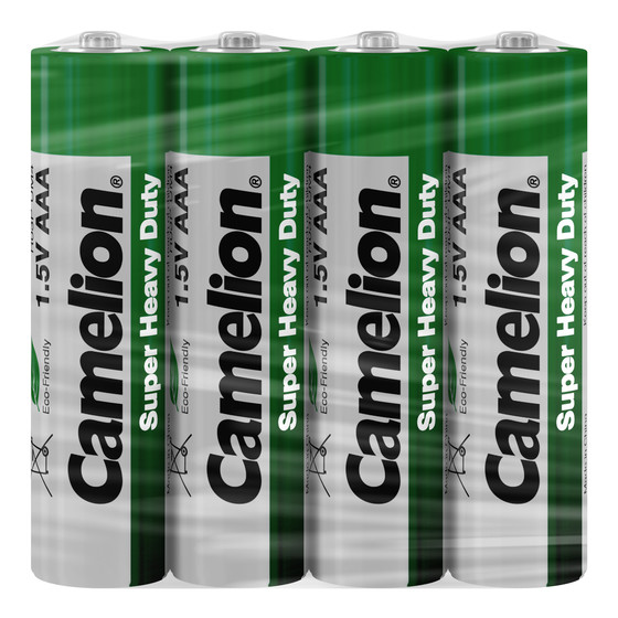 4x Camelion Super Heavy Duty AA Mignon R6 Zink Kohle Batterie