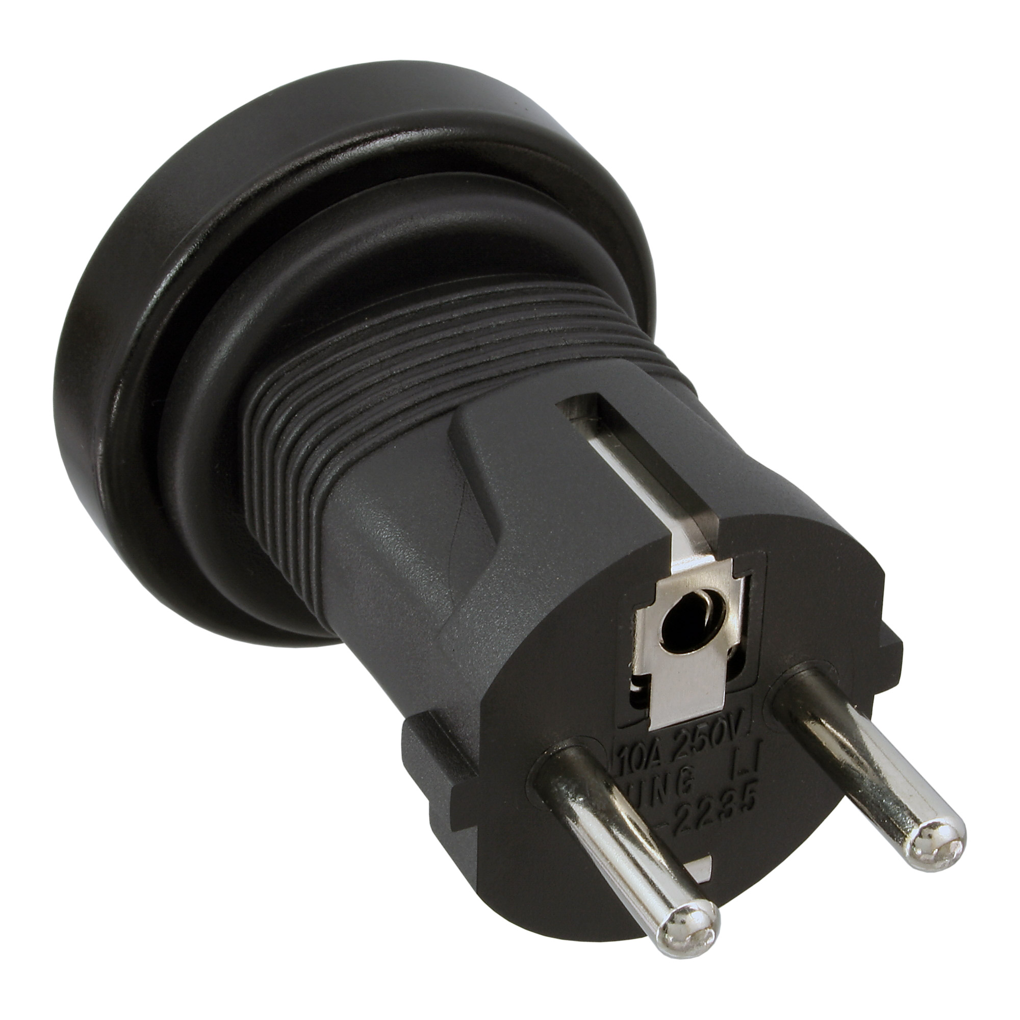 Inline® Reiseadapter, Australien Buchse auf Schutzkontakt Stecker