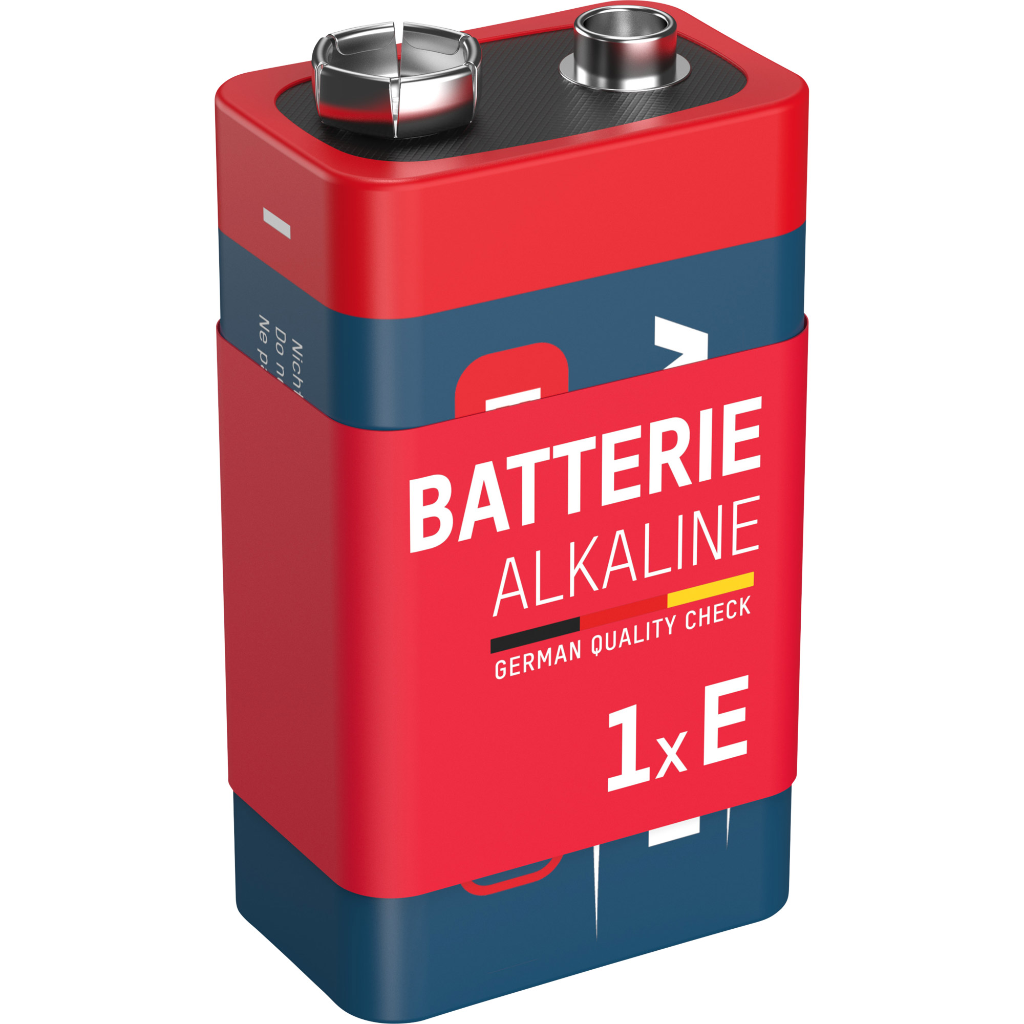 Ansmann Red 9V Block 6LR61 Alkaline Batterie - 1er Verpackung Ansmann Red 9V Block 6LR61 Alkaline Batterie - 1er Verpackung