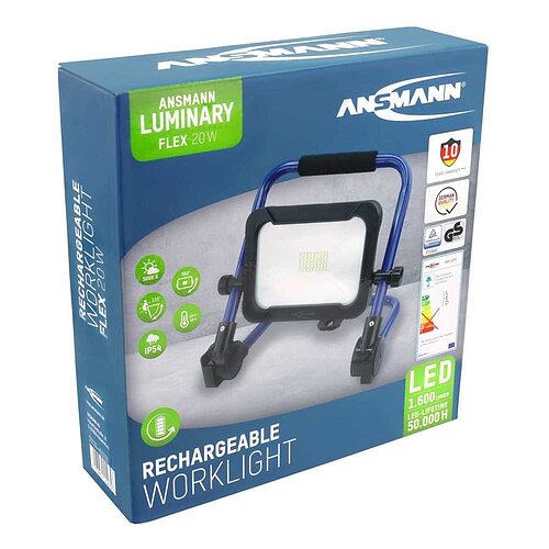 Ansmann FL1600R 20W Baustrahler Luminary Flex 1600-0275