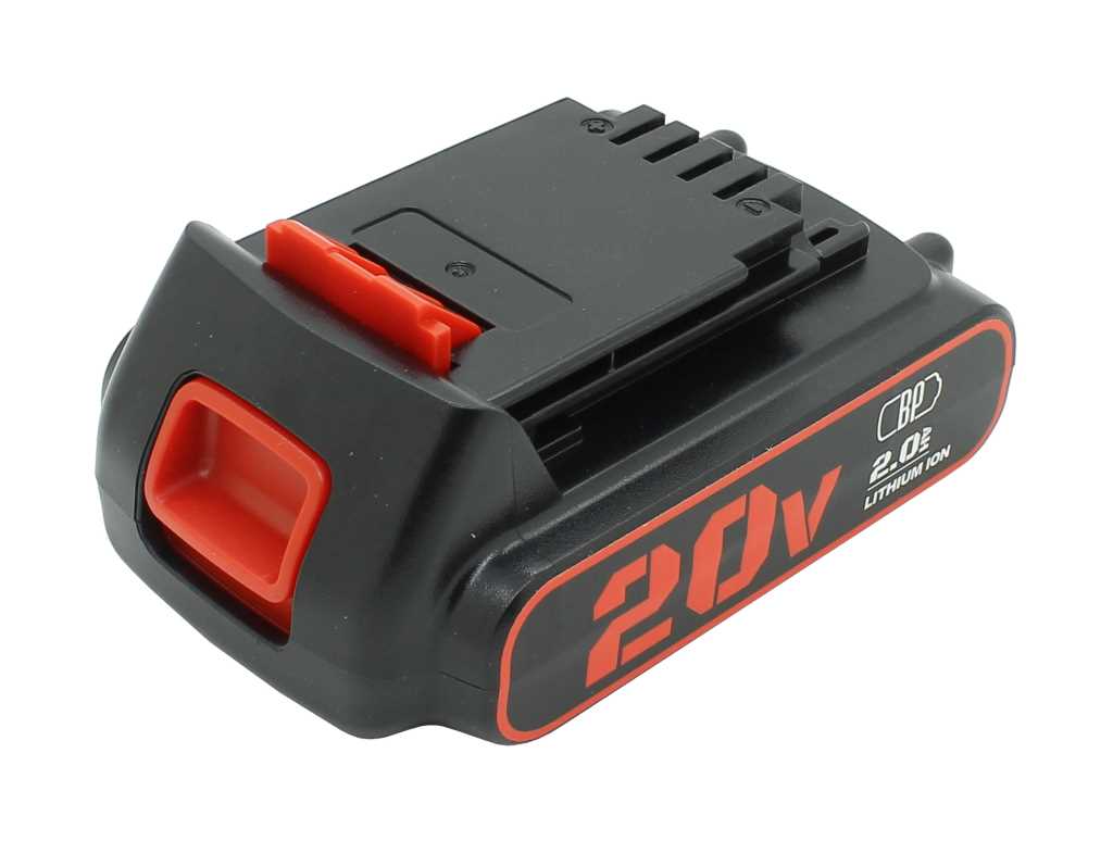 Werkzeugakku LiIon 20V 2,0Ah ersetzt Black & Decker LB20 Werkzeugakku LiIon 20V 2,0Ah ersetzt Black & Decker LB20
