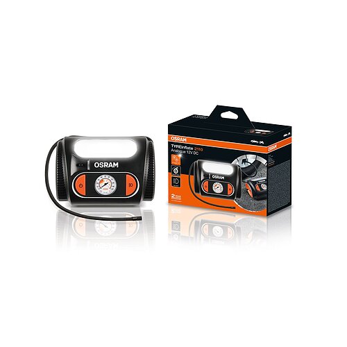 TYREinflate 2110 Schnelle Reifenpumpe mit Kabel 2 Jahre Garantie 1St. OSRAM
