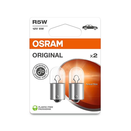 R5W 12V 5W BA15s 2st. Blister OSRAM