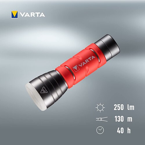 Varta Outdoor Sports F10 Taschenlampe 17627 - inkl. Batterien