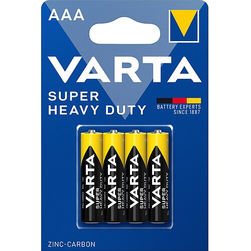 100x Varta Super Heavy Duty AAA Micro R03 Zink Kohle Batterie 100x Varta Super Heavy Duty AAA Micro R03 Zink Kohle Batterie