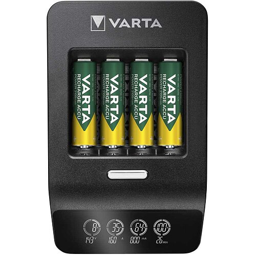 Varta 57685 101 441 LCD Ultra Fast Charger inkl. 4x AA 2100mAh 56706 Varta 57685 101 441 LCD Ultra Fast Charger inkl. 4x AA 2100mAh 56706