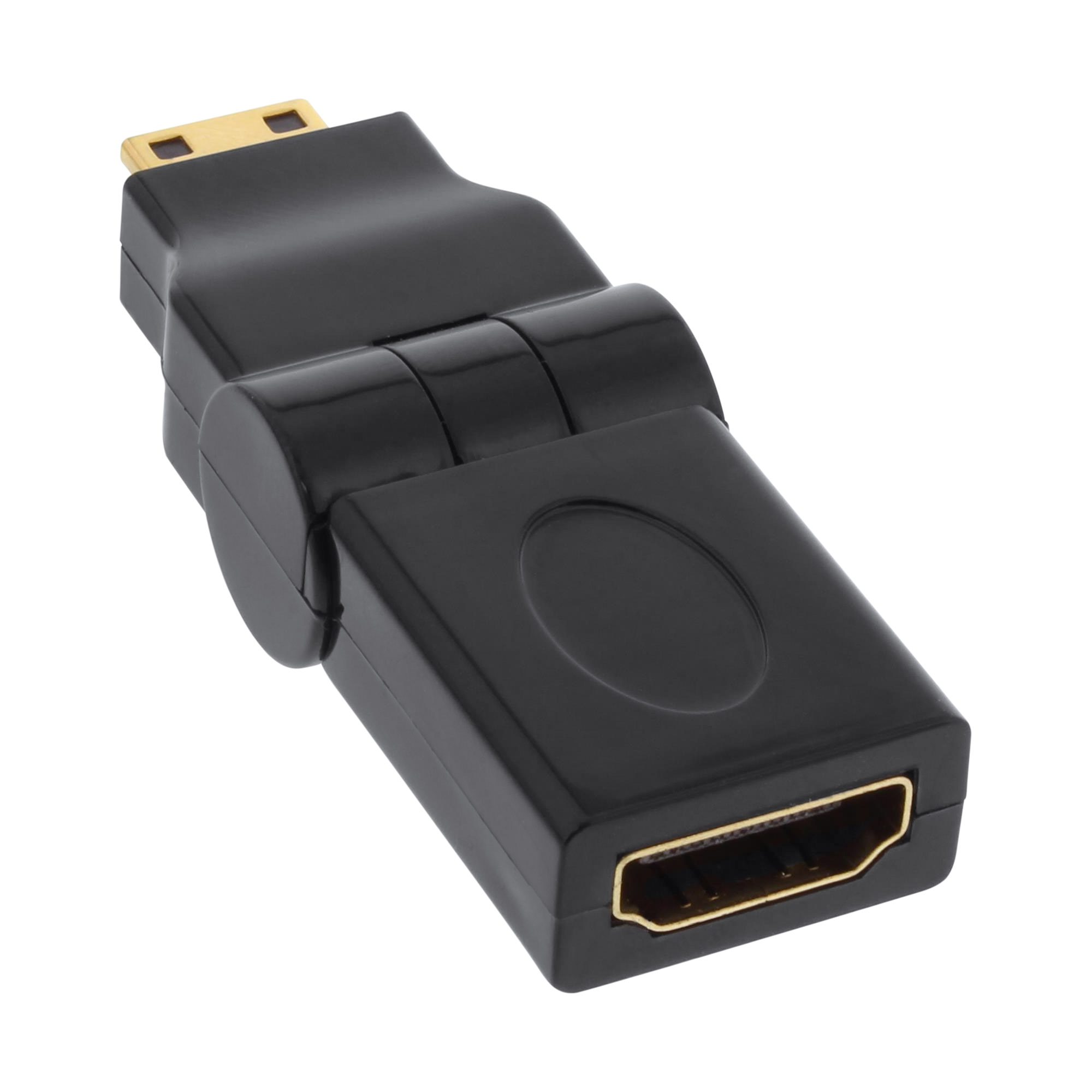 Inline® HDMI Adapter, HDMI A Buchse auf Mini HDMI C Stecker, flexibel, 4K2K Inline® HDMI Adapter, HDMI A Buchse auf Mini HDMI C Stecker, flexibel, 4K2K