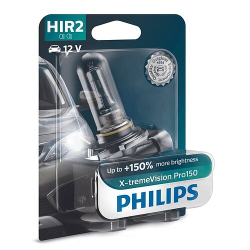 Philips HIR2 12V 55W PX22d X-tremeVision Pro150 1 Stück Blister