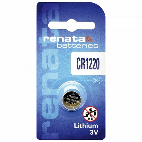 Renata CR1220 Lithium Knopfzelle 3V Batterie 
