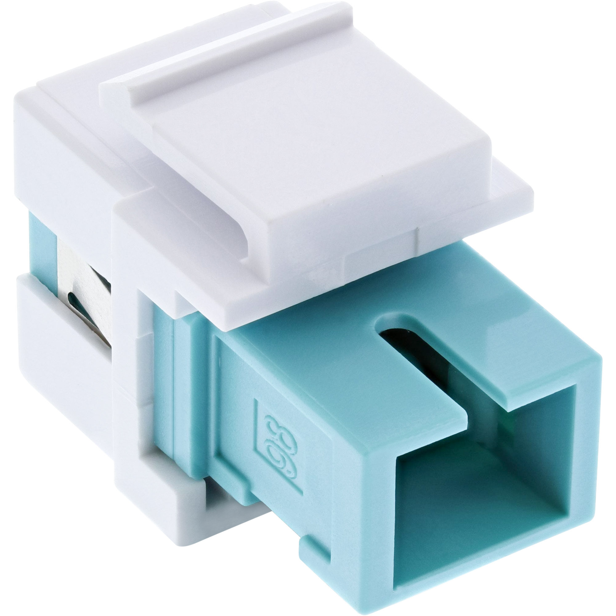Inline® LWL Keystone Snap-in Kupplung, Simplex SC/SC, multimode, Keramik-Hülse