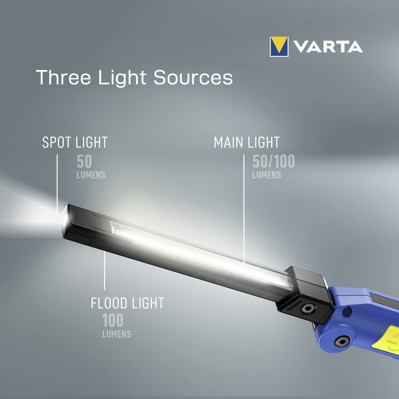 Varta Work Flex Multifunction Light 18649 - inkl. Akku