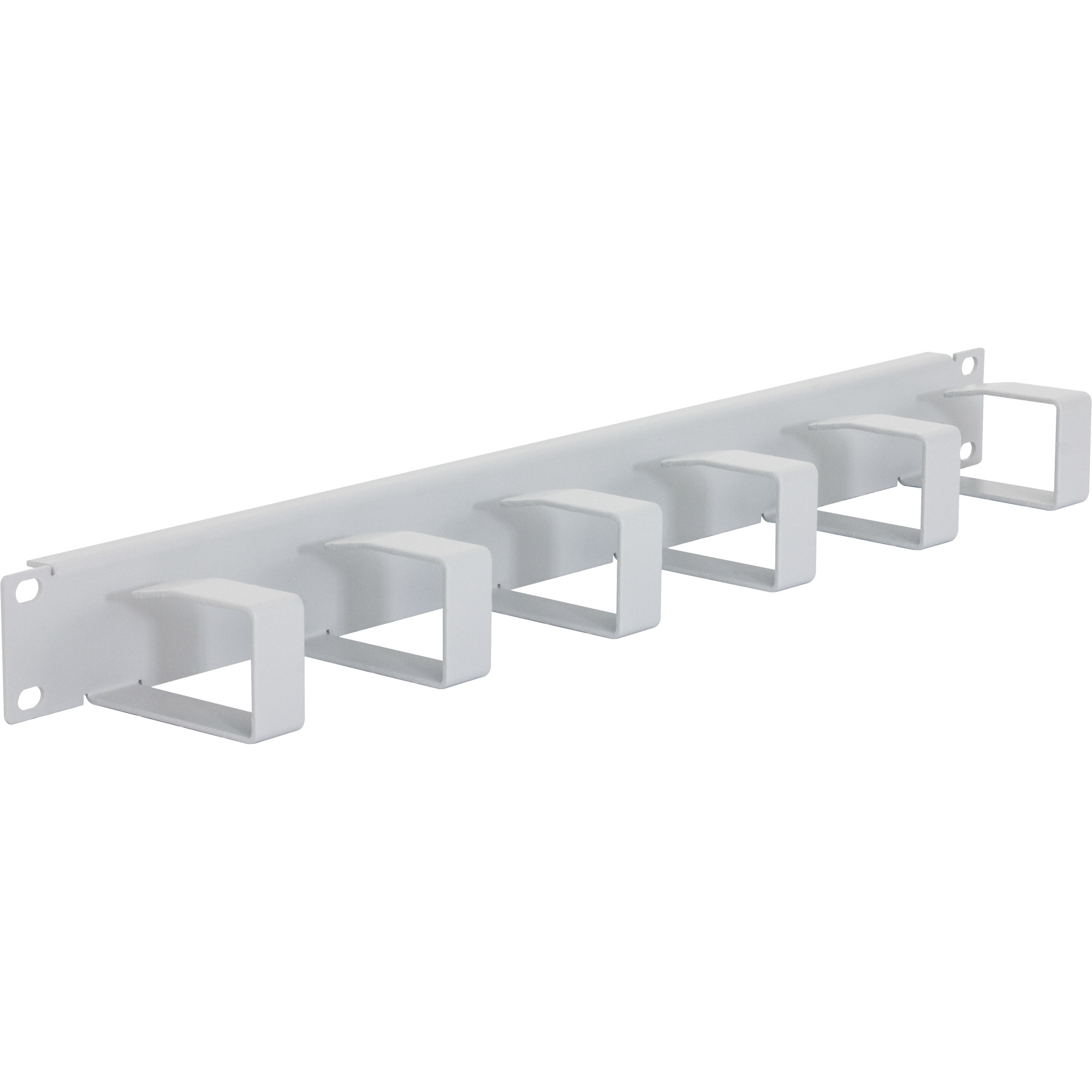 Triton RAC-VP-X21-A1 19" Kabelführungspanel 1HE, 6 MetallBügel 40x70mm, grau