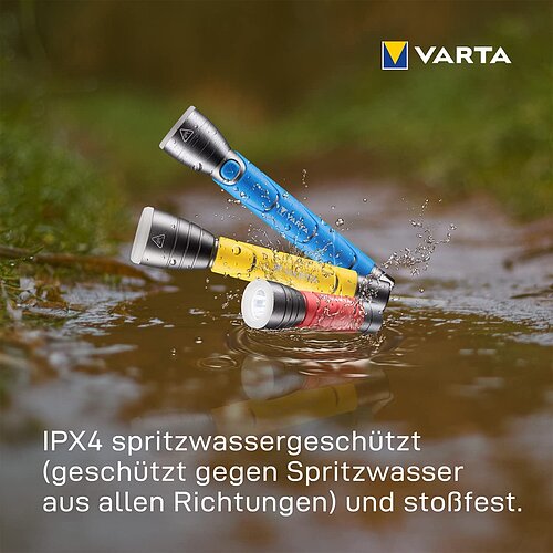 Varta Outdoor Sports F20 Taschenlampe 18628 - inkl. Batterien