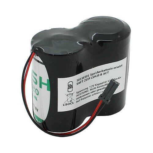 Speicherbatterie 7,2V ersetzt SAFT 2S1P LSH20 B ACT Speicherbatterie 7,2V ersetzt SAFT 2S1P LSH20 B ACT