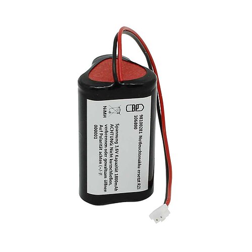 Notleuchtenakku NiMH 3,6V 1800mAh D1x3 Mignon AA mit Kabel und Stecker ersetzt RZB 106800 Notleuchtenakku NiMH 3,6V 1800mAh D1x3 Mignon AA mit Kabel und Stecker ersetzt RZB 106800