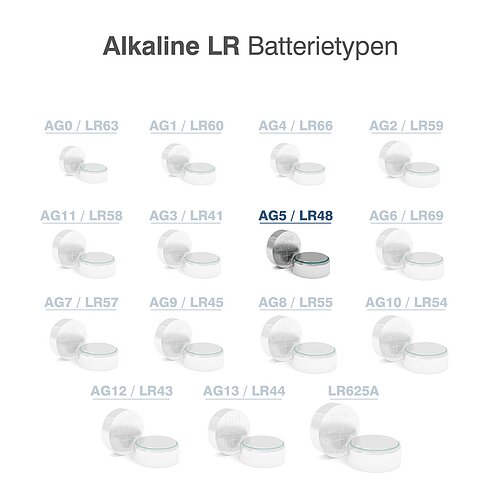 10x Camelion AG5 LR48 LR754 393 1.5V Alkaline Knopfzelle