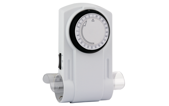 Mechanische Zeitschaltuhr, 2-fach Steckdose, 24 Std., 1.800 W Mechanische Zeitschaltuhr, 2-fach Steckdose, 24 Std., 1.800 W