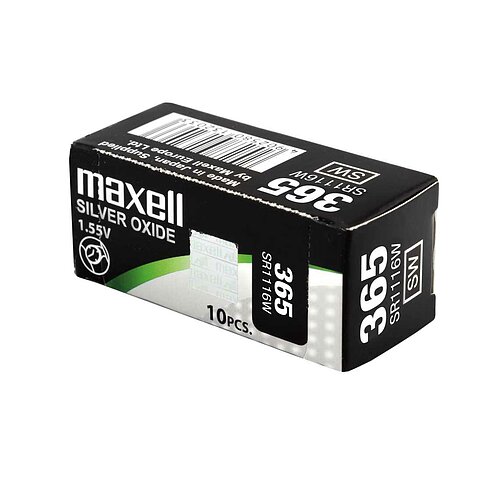10x SR1116W 365 Silberoxid Batterie Maxell 1,55 V
