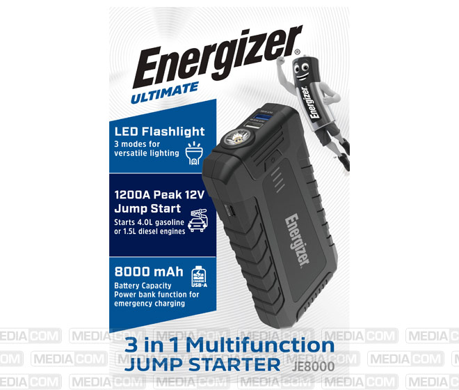 Jump Starter, JE8000, 8.000mAh