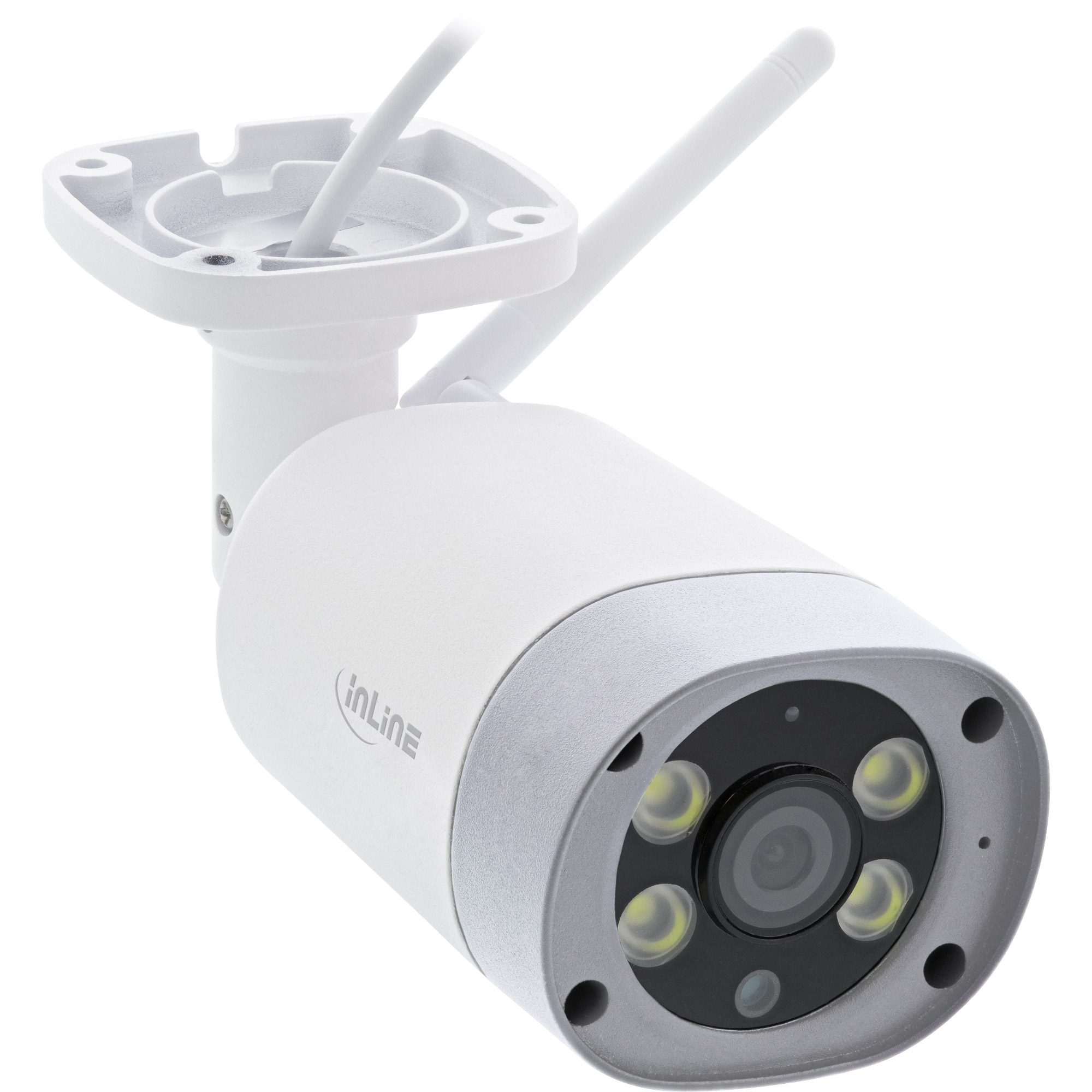 Inline® SmartHome HD Kamera außen mit LED, IP66