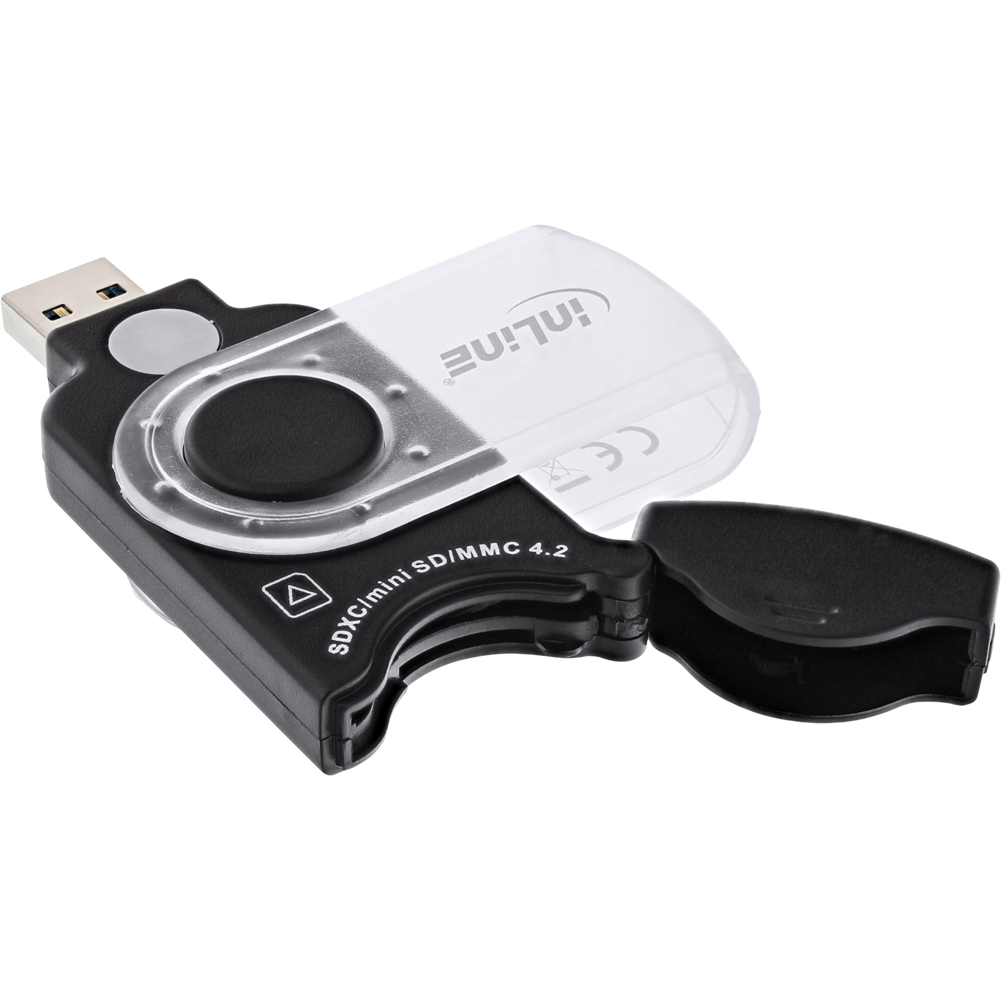 Inline® Mobile Card Reader USB 3.0, für SD/SDHC/SDXC, microSD Inline® Mobile Card Reader USB 3.0, für SD/SDHC/SDXC, microSD