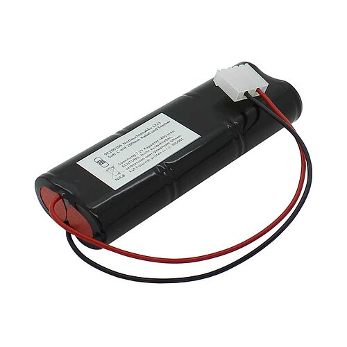 Notleuchtenakku NiCd 7,2V 1800mAh L2x3 Sub-C mit 200mm Kabel und Stecker Notleuchtenakku NiCd 7,2V 1800mAh L2x3 Sub-C mit 200mm Kabel und Stecker