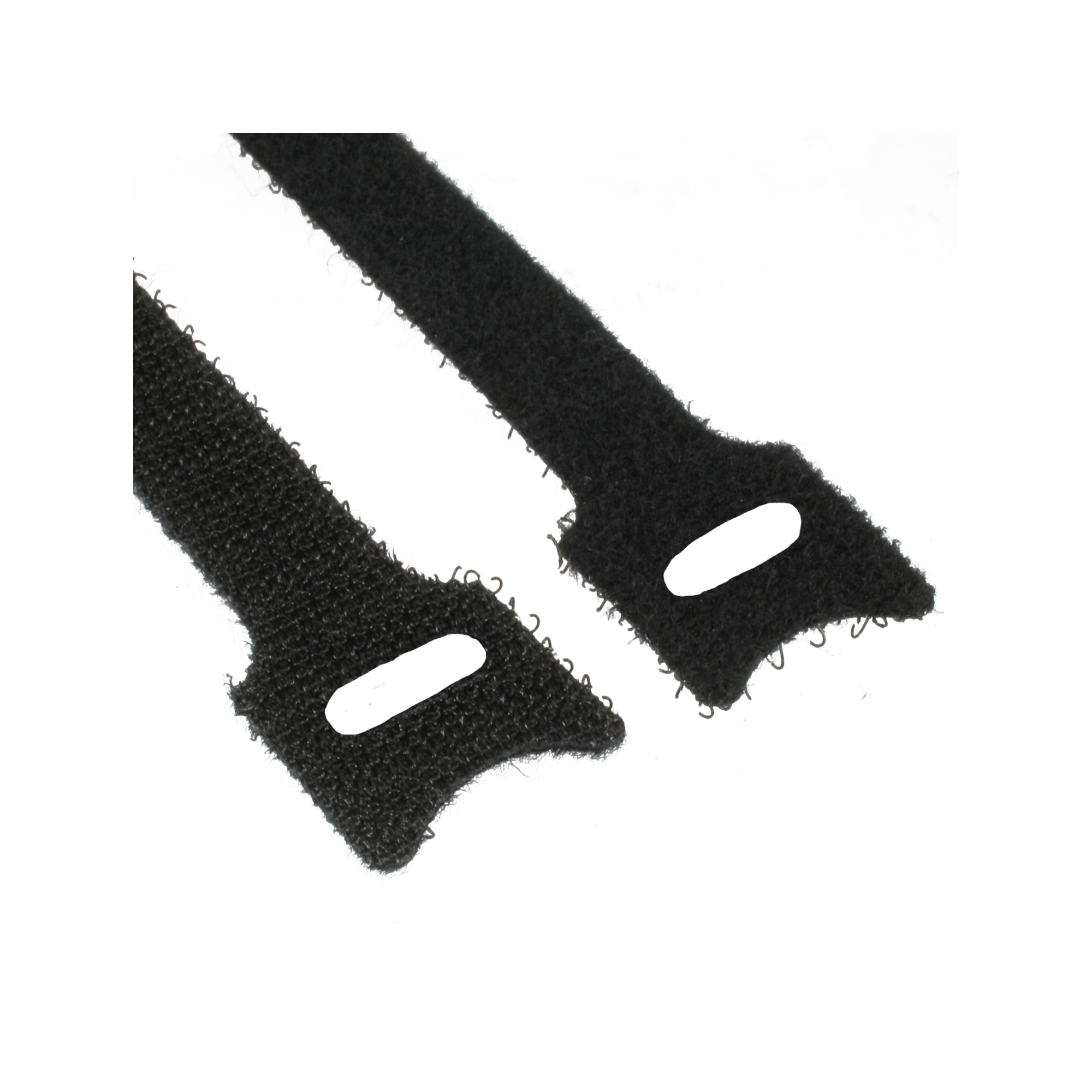 Inline® Kabelbinder 12x125mm, Klett-Verschluss, 10er, schwarz