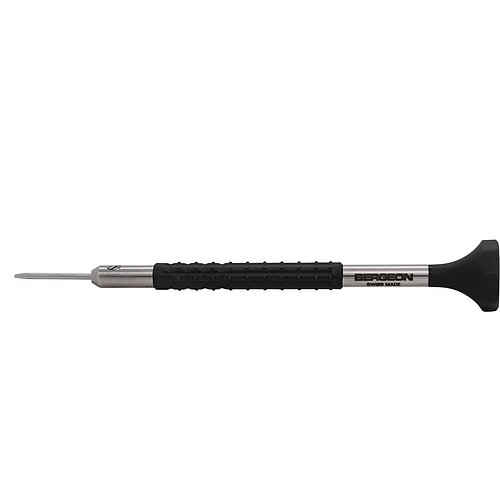 Bergeon - Uhrmacher Schraubendreher 6899-100 Schlitz 1,0mm Schwarz
