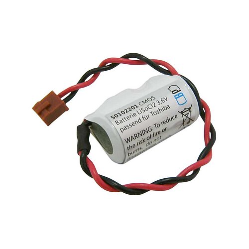 Speicherbatterie 3,6V ersetzt Toshiba ER3V/3.6V Speicherbatterie 3,6V ersetzt Toshiba ER3V/3.6V