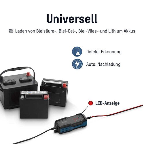 Ansmann Bleiladegerät BC 6-12V / 2A 1001-0143 Ansmann Bleiladegerät BC 6-12V / 2A 1001-0143