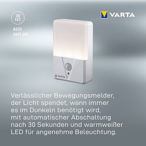 Varta Nachtlicht Motion Sensor 16624 - inkl. Batterien