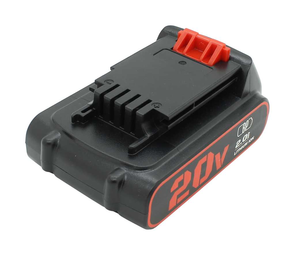 Werkzeugakku LiIon 20V 2,0Ah ersetzt Black & Decker LB20 Werkzeugakku LiIon 20V 2,0Ah ersetzt Black & Decker LB20