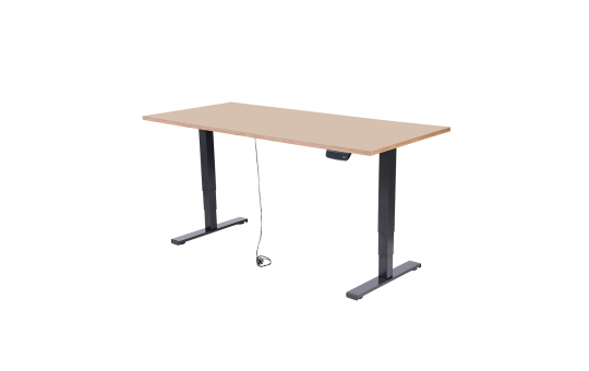 Schreibtisch imstande, Gestell business-b + Platte 120x60cm Powder