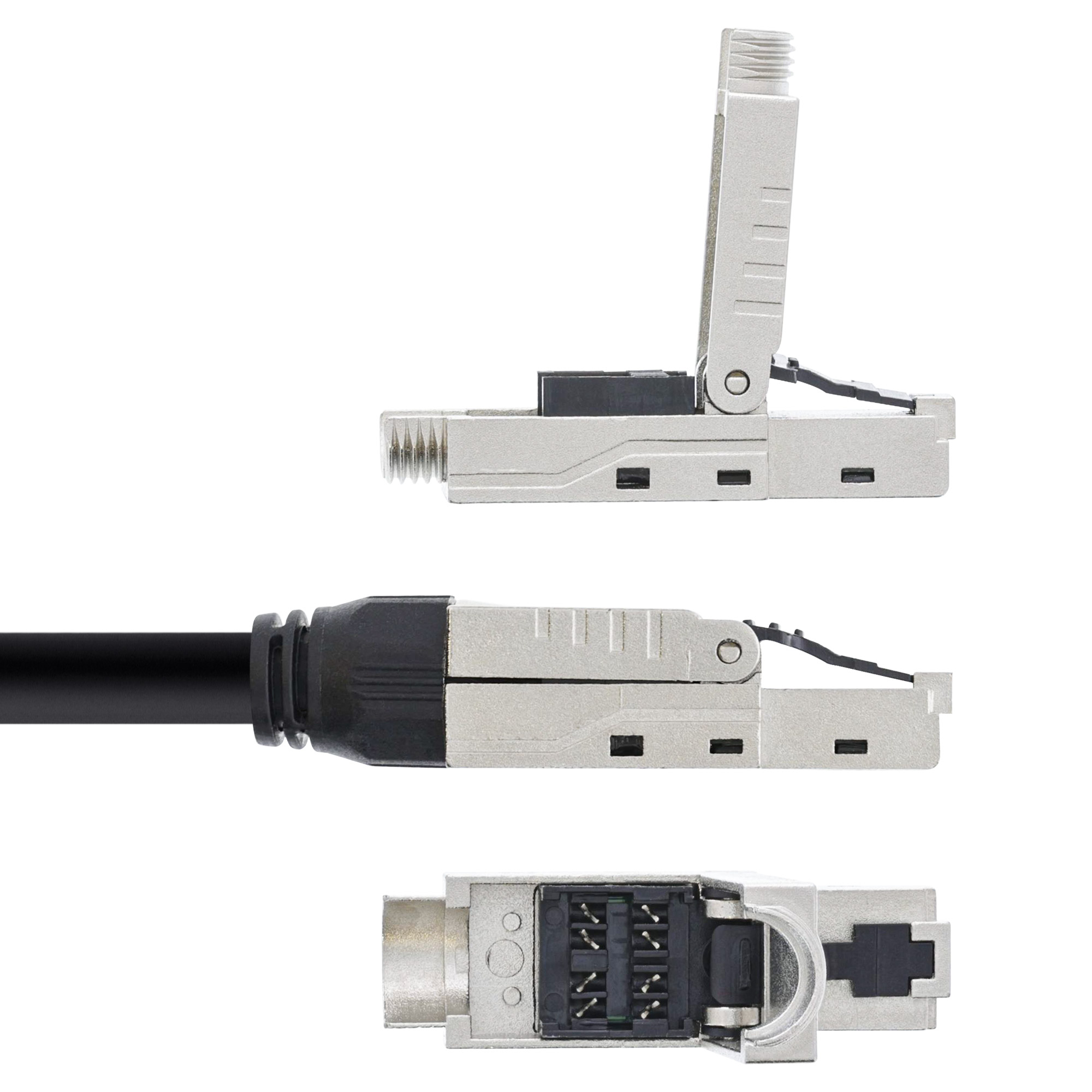 Inline® Patchkabel, U/UTP, Cat.6A, halogenfrei, AWG23 Kupfer, schwarz, 40m