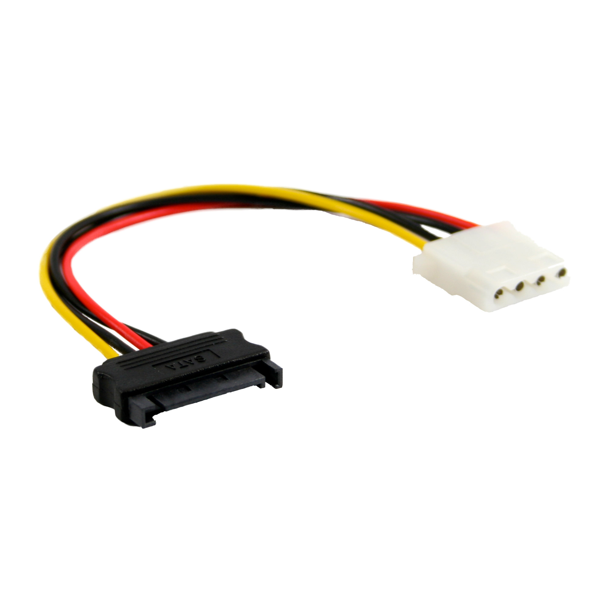 Inline® SATA Stromadapterkabel, 15pol SATA Buchse an 4pol Stecker, 0,30m