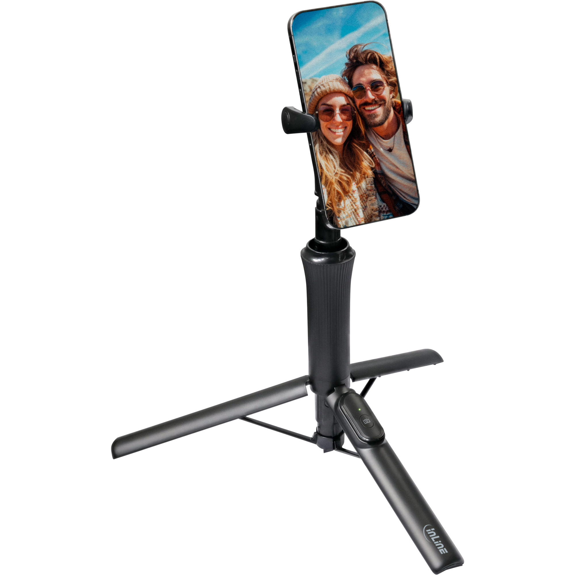 InLine® Magnetisches Handy Stativ & Selfie Stick, Bluetooth Funkauslöser InLine® Magnetisches Handy Stativ & Selfie Stick, Bluetooth Funkauslöser