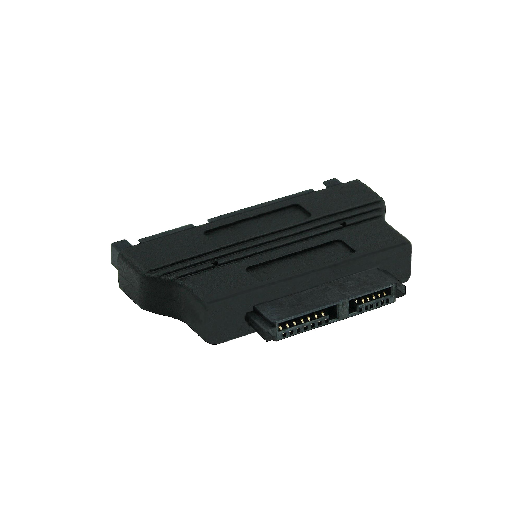 Inline® Adapter SATA, 22pol. Buchse (7+15) auf Slimline 13pol. Stecker (7+6)